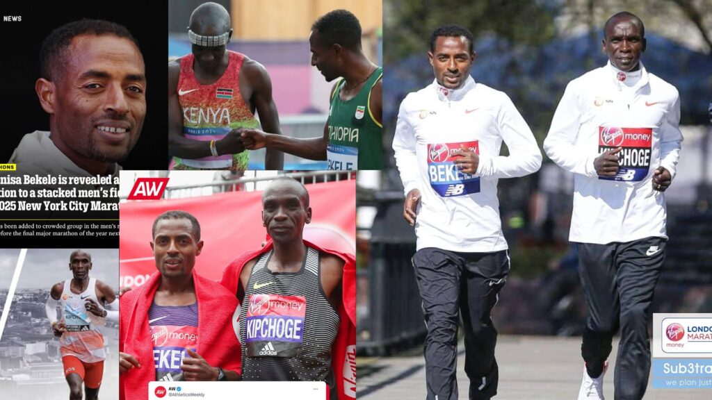 Eliud Kipchoge e Kenenisa Bekele