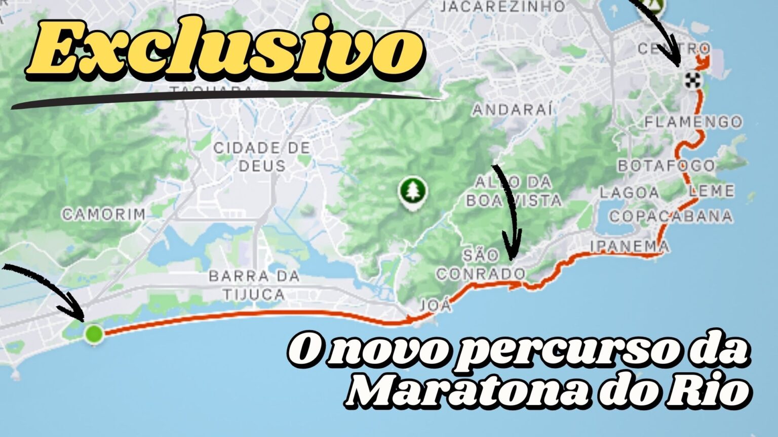 Exclusivo: O Novo Percurso da Maratona do Rio - Corrida no Ar ...