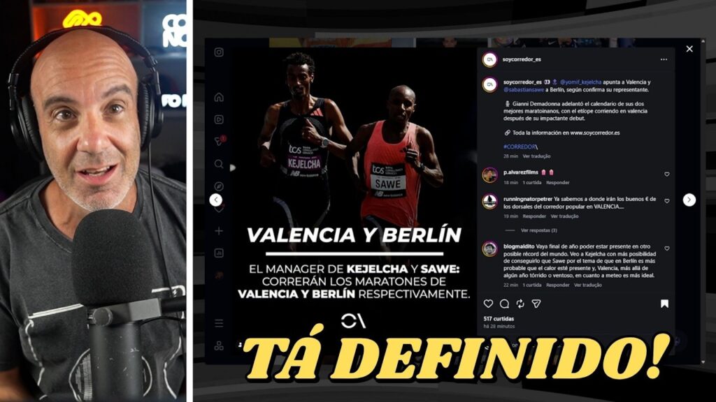 OS DOIS HOMENS SUB-2h ESCOLHERAM suas PRÓXIMAS MARATONAS