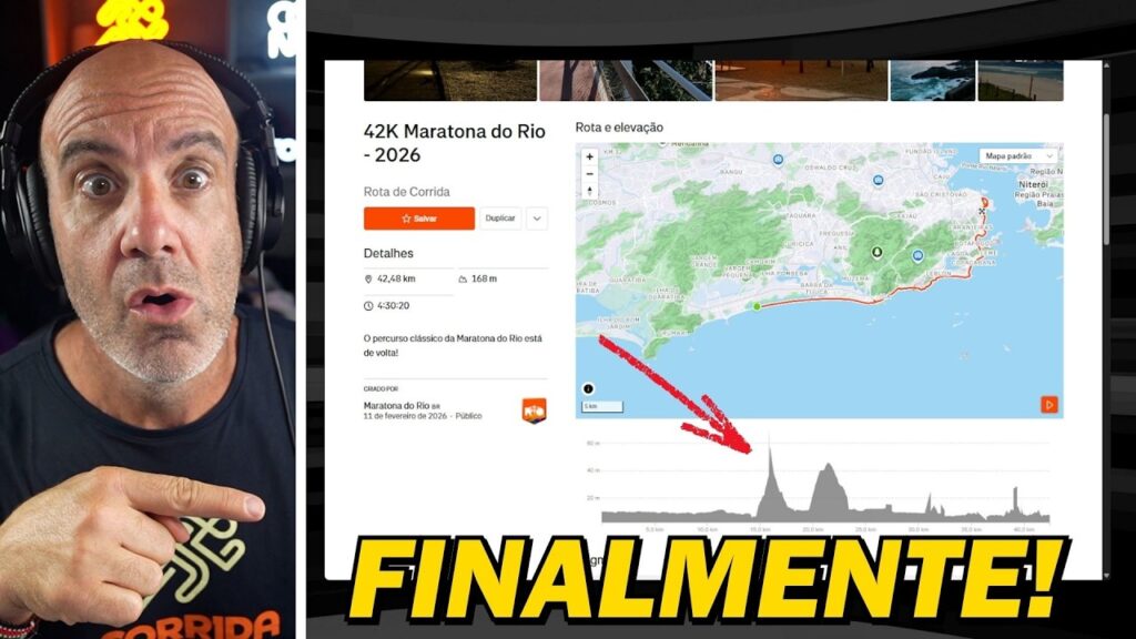 COMO ver a ALTIMETRIA da MARATONA DO RIO COMO ver a ALTIMETRIA da MARATONA DO RIO