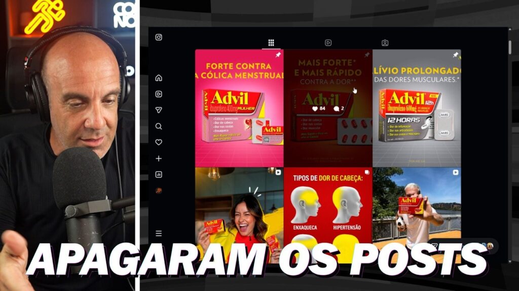 CASO ADVIL: Influenciadores APAGAM posts após CRÍTICAS médicas CASO ADVIL: Influenciadores APAGAM posts após CRÍTICAS médicas