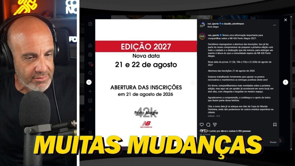 NB42K de Porto Alegre tem NOVA DATA e outras mudanças para 2027 NB42K de Porto Alegre tem NOVA DATA e outras mudanças para 2027