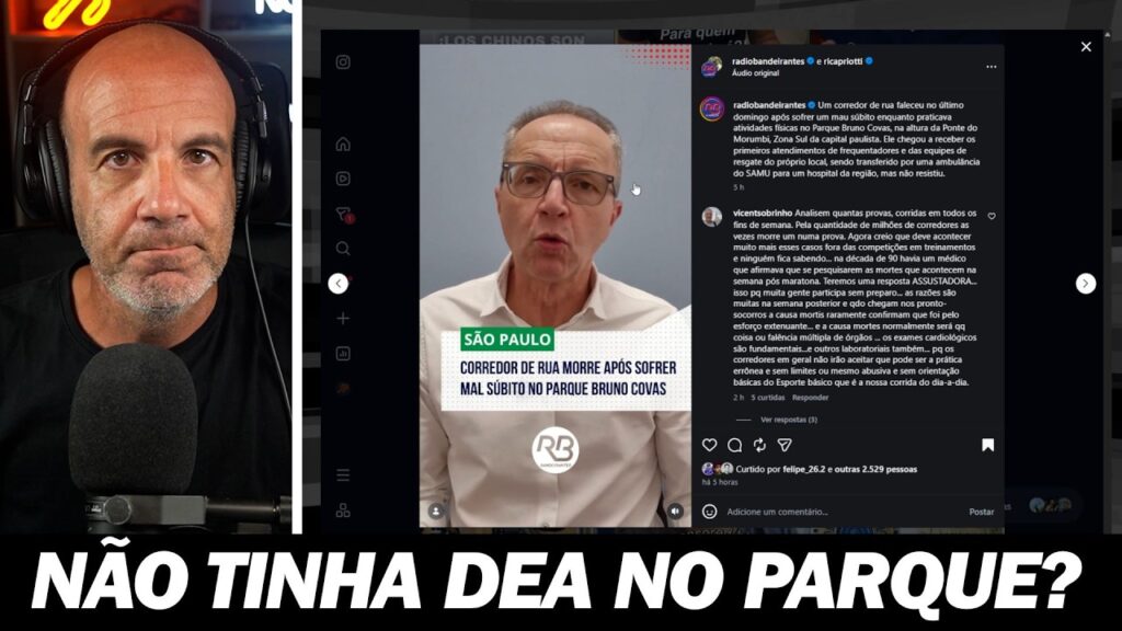 MORTE de corredor expõe FALHA grave no Parque Bruno Covas MORTE de corredor expõe FALHA grave no Parque Bruno Covas