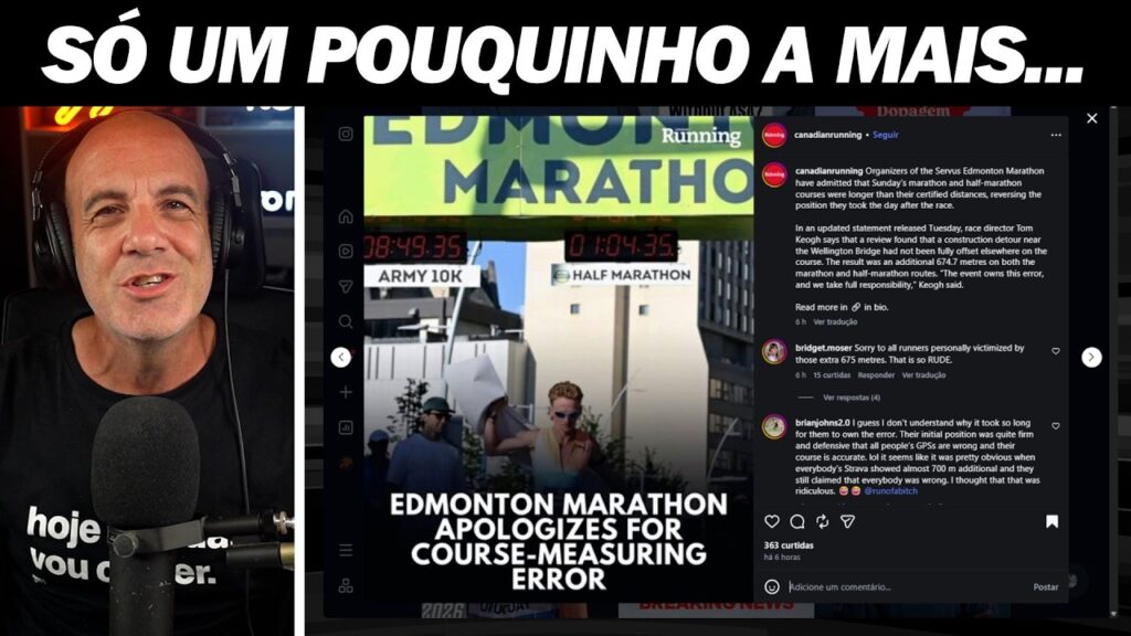 Por que esta MARATONA teve quase 700 METROS A MAIS? Por que esta MARATONA teve quase 700 METROS A MAIS?