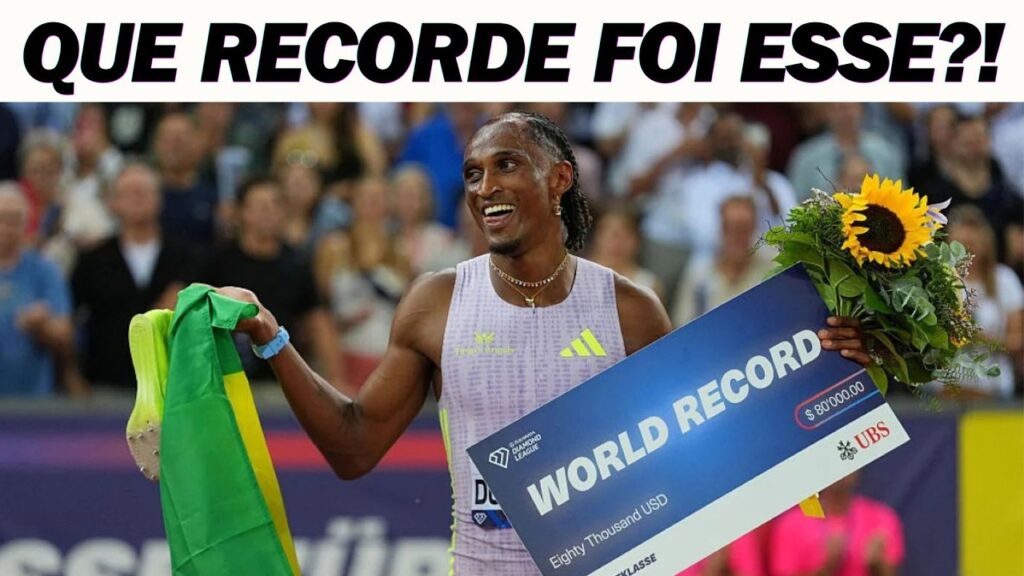 Alison dos Santos QUEBRA o RECORDE MUNDIAL nos 400m com barreiras