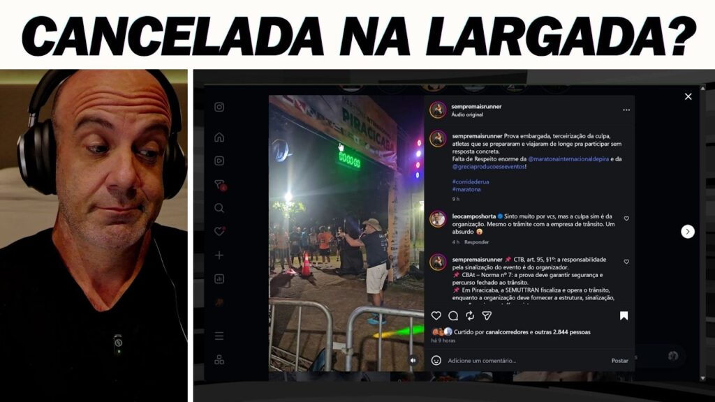 O que REALMENTE aconteceu no CANCELAMENTO da Maratona de Piracicaba?