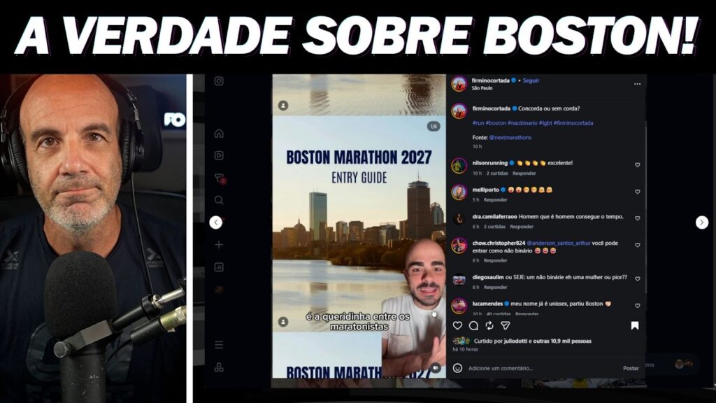 Qualquer um corre BOSTON como NÃO BINÁRIO? Veja a VERDADE