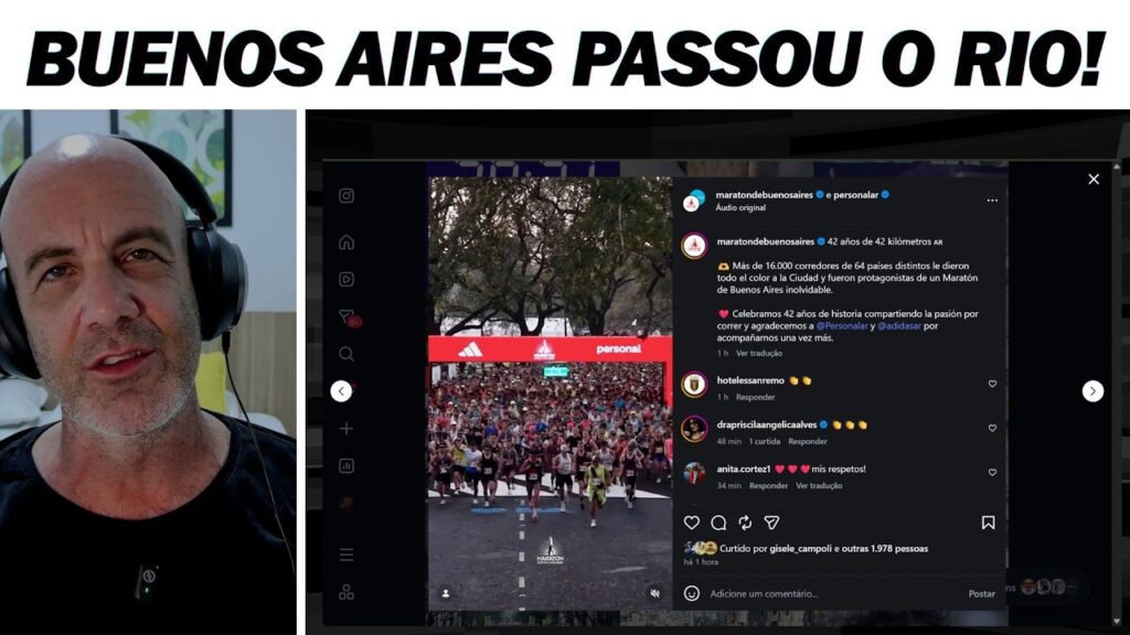 MARATONA DE BUENOS AIRES supera o Rio e é a MAIOR da América do Sul MARATONA DE BUENOS AIRES supera o Rio e é a MAIOR da América do Sul