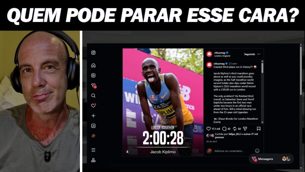 Alguém Consegue Parar JACOB KIPLIMO na MARATONA DE CHICAGO?