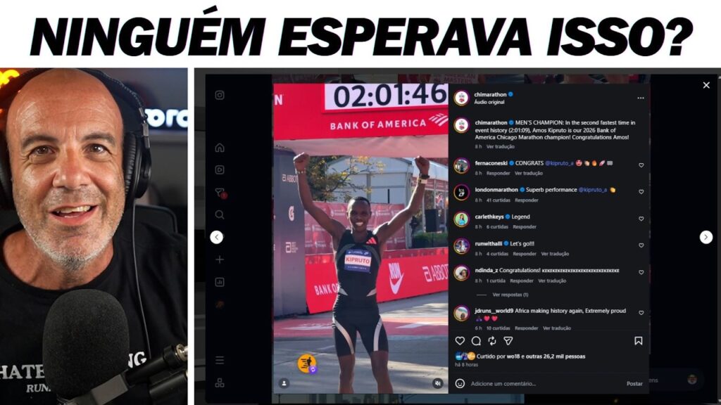 MARATONA DE CHICAGO: Amos Kipruto e Hawi Feysa VENCEM com recordes pessoais MARATONA DE CHICAGO: Amos Kipruto e Hawi Feysa VENCEM com recordes pessoais