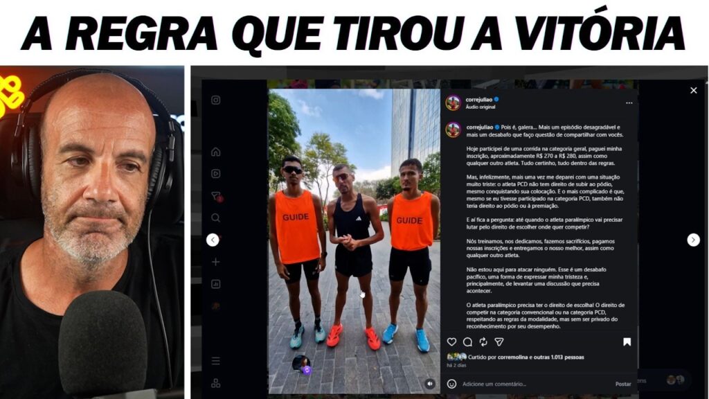 PARATLETA VENCE PROVA no geral e é DESCLASSIFICADO: entenda a regra