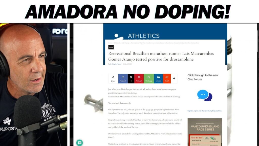 BRASILEIRA AMADORA suspensa por DOPING na MARATONA de Buenos Aires