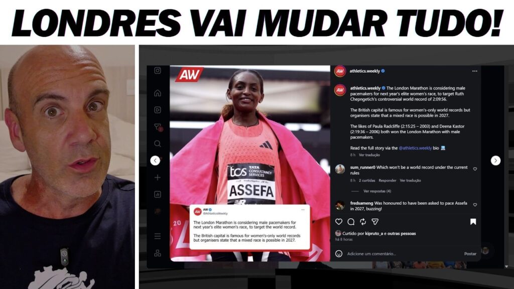 MARATONA DE LONDRES vai mudar regra para RECORDE FEMININO MARATONA DE LONDRES vai mudar regra para RECORDE FEMININO